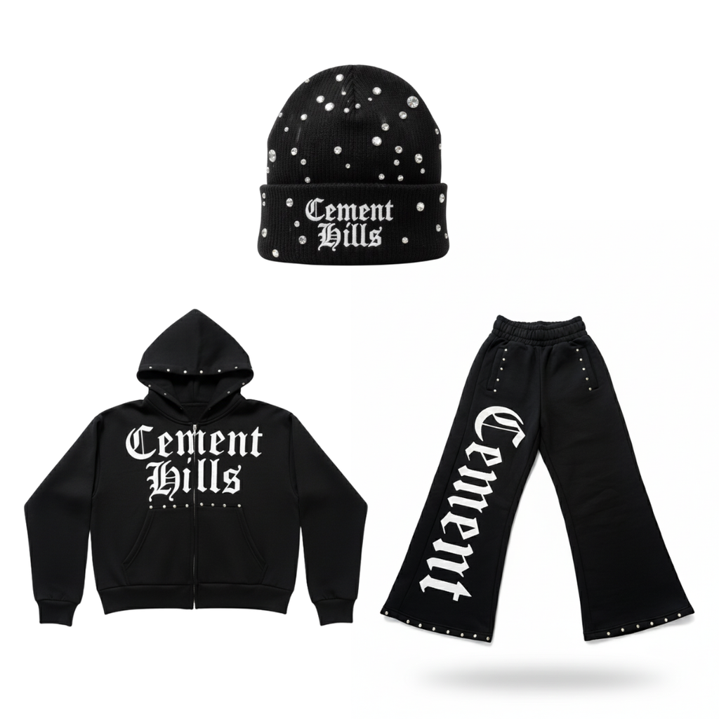 Black Cement Hills Tracksuit